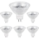 Ampoule halogene gu5. 3 35w 12v, 400lm blanc chaud 2700k dimmable, ampoule spot halog�ne mr16, pack de ...