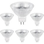 Ampoule halogene gu5. 3 50w 220v, 680lm blanc chaud 2700k dimmable, ampoule spot halog�ne mr16, pack ...