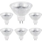 Ampoule halogene gu5. 3 50w 220v, 680lm blanc chaud 2700k dimmable, ampoule spot halog�ne mr16, pack ...