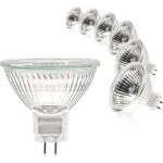 Ampoules halog�nes mr16 12v - pack de 6, 20w, blanc chaud 2700k, dimmables, id�al pour plafonnier, �clairage ...