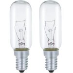 Ampoule pour hotte aspirante e14 incandescent, 40w 230v 2700k blanc chaud dimmable pack de 2 [classe ...