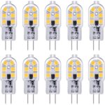 Ampoule hotte aspirante g4 led 12v 2w blanc froid 6000k, 200lm, �quivalent halog�ne g4 bi - pin , led ...