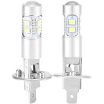 Ampoule led, 2pcs 1800lm 12 - 28v h1 super white 100w led kit d'ampoules de phare antibrouillard