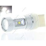 Ampoule led - 6 led cree 30w - w21w - haut de gamme - 7440 t20 - haute puissance - blanc pur 5500k