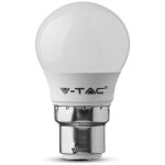 Ampoule led b22 g45 ? 4. 5w ? blanc chaud 3000k ? 470lm ? thermoplastique