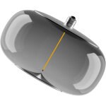 Ampoule led d�corative osram vintage 1906 big, style filament magn�tique, 4w, 818 fum�e, e27, forme �lipse ...