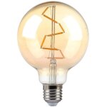 Ampoule led e27 4w g95 filament ambre 2200k - v - tac