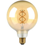 Ampoule led e27 5w g125 filament ambre 1800k - v - tac