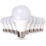 Ampoules led e27 9 w (�quivalent � 100 w) a60 ampoule led e27 6500 k, lumi�re froide, 1540 lumens, faisceau ...