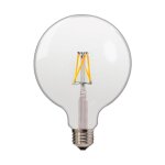 Ampoule led e27 g125 6. 5w filament - blanc neutre 4000k - 5500k - silamp