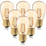 Ampoule led � filament edison vintage st45, culot e27, �quivalent � une ampoule � incandescence de 1 ...