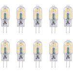 Ampoule led g4 2w, 20w ampoules halog�nes �quivalentes, blanc froid 6000k, 200lm, 12x smd, 12v ac / dc ...