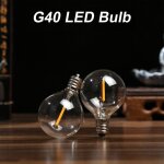 Ampoule led g40 e12 remplacement, ip44 tanchit 220v 2700k ampoules led guirlandes extrieur, 1w=10w ...