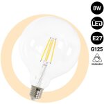 Ampoule led globe filament - e27 g125 - 8w - dimmable - blanc neutre Ampoule led globe filament - e27 g125 - 8w - dimmable - blanc neutre