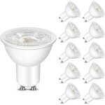 Ampoules led gu10 blanc chaud 2700k, 5w (�quivalent 50w), ampoule spot led gu10 500 lm, non dimmable, ...