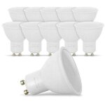Ampoules led gu10, blanc froid 6000k ampoule spot led 7w, 560lm angle de faisceau 120 degr�s larges faisceaux, ...