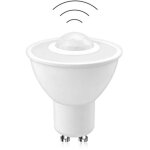 Ampoule led, ampoule gu10 ampoule de d�tection de corps infrarouge 5w 500lm ampoule led pour couloir ...