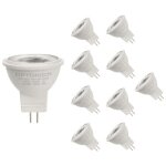 Ampoule led gu4 / mr11 3w 12v (pack de 10) - blanc chaud 2300k - 3500k - silamp