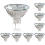 Ampoule led gu5. 3 50w pack de 8 12v ampoules halog�nes r�flecteur, dimmable projecteur, ampoule spot ...