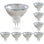 Ampoule led gu5. 3 50w pack de 8 12v ampoules halog�nes r�flecteur, dimmable projecteur, ampoule spot ...