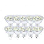 Ampoule led gu5. 3 blanc froid 6000k, mr16 led 12v 3w equivalent � 30w halog�ne, ampoules led spot non ...