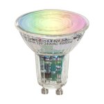 Luedd - ampoule led gu10 intelligente 50 transparente rgbw 4, 5w 350 lm 2700 - 6000k Luedd - ampoule led gu10 intelligente 50 transparente rgbw 4, 5w 350 lm 2700 - 6000k