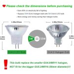 Ampoules led mr11 gu4 12v, blanc froid 6000k, 4w equivalent � 40w lampe halog�ne, 500lm, 120� angle, ...