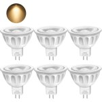 Ampoule led mr16, blanc chaud 3000k ampoule 5w equivalent � 50w lampe halog�ne, ac / dc 12v, 450lm, 40� ...