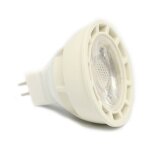 Ampoule led professionnelle mr16 5w cob epistar derni�re g�n�ration couleur led: blanc chaud (2800 - ...