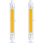 Ampoule led r7s 118 mm 20 w blanc froid 6000 k, 2000 lm, non dimmable, ampoule led cob mince r7s 118 ...