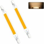 Ampoules  led r7s, 118mm 230v non dimmable led cob lampe halogne quivalent spotlight de remplacement ...