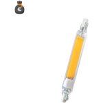 Ampoule led r7s 118mm 8w 1000lm en verre d. 16mm 3000k
