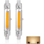 Ampoule led r7s 78mm 10w blanc chaud 3000k, 1500lm, �quivalent lampe halog�ne j78 20w, dimmable, 360 ...