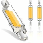 Ampoule led r7s 78mm dimmable, 10w ampoules led r7s cob, r7s led 78mm haute lumi�re blanc chaud 3200k, ...