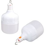 Ampoule led rechargeable usb 120w avec crochet pour �tals de march� de nuit panne de courant domestique ...