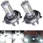 Ampoules led de remplacement 80w h4 pour voiture, kit d'�clairage led, ampoules de phares de voiture ...