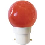 Ampoule led sph�rique rouge 0, 7w - 30lm, plastique rouge haute r�sistance, id�ale pour guirlandes � ...