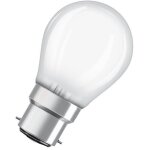 Ampoule led sph�rique verre d�poli variable 6w=40 b22 chaud
