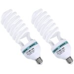 Ampoule photo led 135w avec 2 pi�ces 220v , ampoule en spirale e27 � economiser l?energie, lampe studio ...