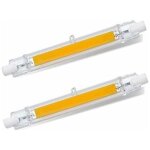 Ampoule r7s led 118mm blanc froid 6000k, 1200lm, r7s 13w cob led quivalent halogne r7s j118 100w 120w, ...