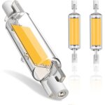 Ampoule r7s led 78mm dimmable, 10w r7s ampoules led cob, r7s led 78mm haute lumi�re blanc chaud 3000k, ...