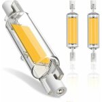 Ampoule r7s led 78mm dimmable, 10w r7s ampoules led cob, r7s led 78mm haute lumi�re blanc chaud 3000k, ...