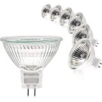 Ampoule spot mr16, 12v 20w, ampoule gu5. 3 dimmable, blanc chaud 2700k, pack de 6