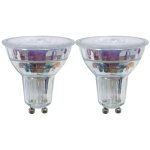 Ampoule transparente spot led gu10 3. 1w 230 lm blanc chaud dimmable lot de 2 - prolight