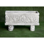 Anaparra - 2 units jardinire classique en pierre reconstitue pontevedra 58x22x28cm.