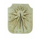 Cadran solaire sol en pierre reconstitue 3x37x44cm.