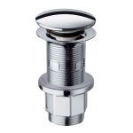 Anconetti - bonde de lavabo up and down en abs chrom avec et sans trop plein pour clapet cylindrique ...