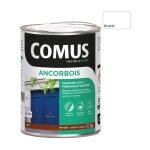 Comus - ancorbois blanc 3l - peinture de protection et de d�coration microporeuse 2 en 1 (primaire et ...