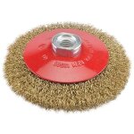 Brosse biseaute  fils onduls 115 mm 763625