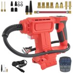 Andyou - compresseur d'air sans fil pour batterie milwaukee m18 18 v, pompe  air lectrique avec fonction ...